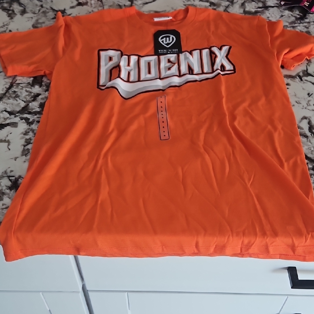 Phoenix Graphic Orange T-Shirt